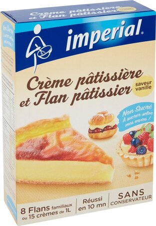 Imperial Préparation dessert crème pâtissière/flan pâtissier