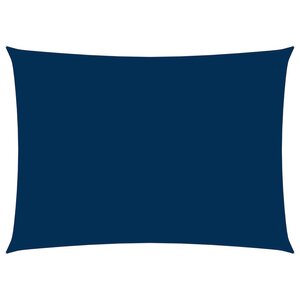 vidaXL Voile de parasol Tissu Oxford rectangulaire 3 5x5 m Bleu