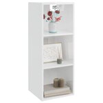 vidaXL Armoire murale Blanc brillant 34 5x32 5x90 cm Bois d'ingénierie