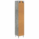 vidaXL Ensemble de Meubles 2 Pièces Gris béton 33 x 34 5 x 90 cm