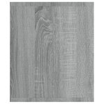 vidaXL Bibliothèque/Meuble TV Sonoma gris 36x30x143 cm