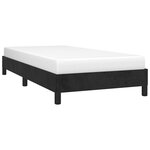 vidaXL Cadre de lit Noir 100x200 cm Velours