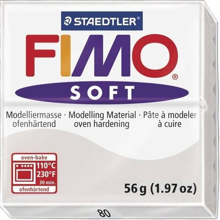 Pâte Fimo 57 g Soft Gris dauphin 8020.80