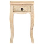 vidaXL Table de chevet 28x28x46 cm Bois de manguier massif