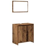 vidaXL Ensemble de meubles salle de bain 4 Pièces bois d'ingénierie