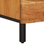 vidaXL Table de chevet 50x33x60 cm bois d'acacia solide
