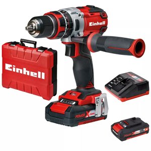 Einhell perceuse à percussion sans fil te-cd 18 li-i bl 2x2 ah 18 v