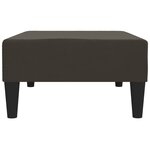 Vidaxl repose-pied gris foncé 78x56x32 cm velours