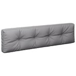 vidaXL Coussins de palette lot de 2 gris tissu