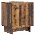 vidaXL Cabinet de chevet 2 Pièces Bois ancien 43 x 34 5 x 50 cm
