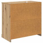 vidaXL Buffet Chêne artisanal 70 x 35 5 x 67 5 cm Bois d'ingénierie