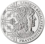 Pièce de monnaie en Argent 100 Dollars g 45 Millésime 2024 Ors de France LOUIS XIII