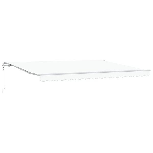 vidaXL Auvent Rétractable 450 × 350 cm Blanc
