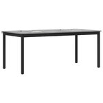 vidaXL Table de salle à manger / Table de repas Bois d'ingénierie