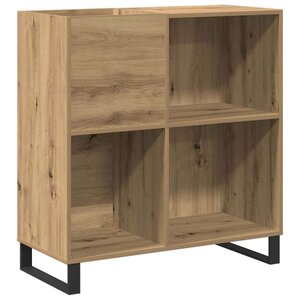 vidaXL Meuble à vinyles Bois ancien 85 x 38 x 89 cm Bois d'ingénierie
