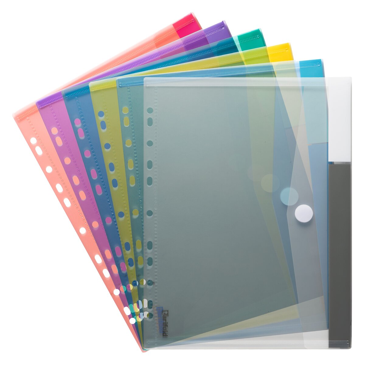 Tarifold pochette-documents Collection Color pour ft A6 (165 x 109 mm),  paquet de 6 pièces