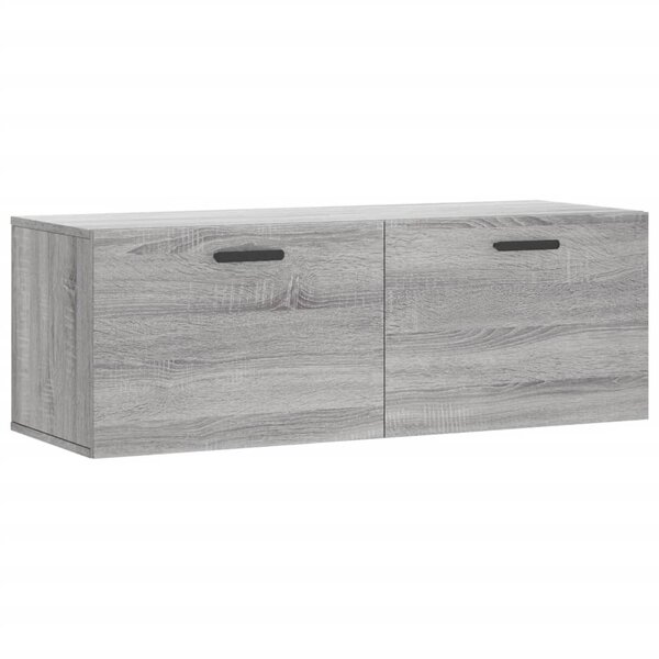vidaXL Armoire murale sonoma gris 100x36 5x35 cm bois d'ingénierie