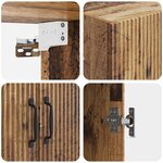 vidaXL Armoire Murale 59 x 31 x 60 cm Bois d'ingénierie Bois ancien