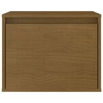 Vidaxl meubles tv 3 pièces marron miel bois massif de pin
