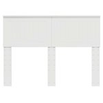 vidaXL Tête de lit Blanc Brillant 120 cm Bois d'ingénierie