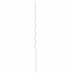 vidaXL Soutien de plante 5 pc Argenté 150 x 0 6 x 0 6 cm Acier