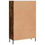 vidaXL Buffet haut chêne fumé 69 5x31x115 cm bois d'ingénierie