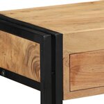 vidaXL Table console Marron 90 x 33 x 75 cm Bois d'Acacia Massif