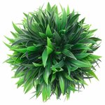 vidaXL Boules de buis artificielles avec lumières LED 2 Pièces vert 20 cm