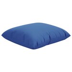 vidaXL Coussins de canapé 4 Pièces bleu royal 60x60 cm tissu