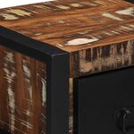 vidaXL Table de chevet multicolore 40x35x25 cm bois de récupération