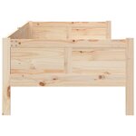 vidaXL Lit de jour sans matelas bois de pin massif 80x200 cm