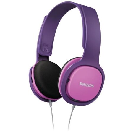 Philips casque pour enfants supra-aural - rose/violet