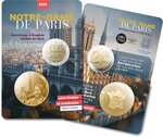 France Coincard Exclusif Notre-Dame de Paris - 2 Euros FDC et mini-médaille 2025