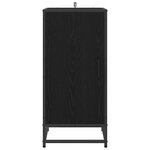vidaXL Buffet Chêne noir 35 x 35 5 x 76 cm Bois d'ingénierie