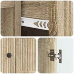 vidaXL Buffet Chêne Sonoma 66 x 34 5 x 90 cm Bois d'ingénierie
