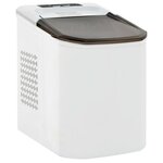 vidaXL Appareil à glaçons Blanc 1 4 L 15 kg / 24 h