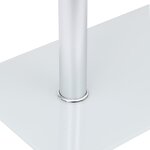 vidaXL Table d'appoint en forme U Transparent 45x30x58 cm Verre trempé