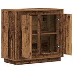 vidaXL Buffet Bois ancien 80 x 34 x 75 cm Bois d'ingénierie