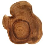 vidaXL Table basse bois d'acacia massif 60x55x25 cm