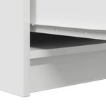vidaXL Buffet blanc 29 5x34x76 cm bois d'ingénierie