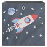 vidaXL Boîtes de rangement pliables 4 Pièces 32x32x32 cm tissu intissé