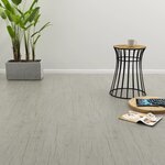 vidaXL Planches de plancher autoadhésives 4 46m² 3 mm PVC Chêne délavé