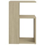 vidaXL Table d'appoint Chêne sonoma 36x30x56 cm Bois d’ingénierie