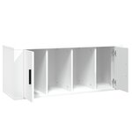 vidaXL Meuble TV Blanc 100x35x40 cm Bois d'ingénierie