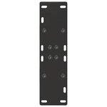 vidaXL Pieds de table à manger en forme de A 2 pièces Noir 60 x (72-73) cm Acier
