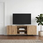 vidaXL Meuble TV 150 x 31 x 52 cm Chêne artisanal Bois d'ingénierie