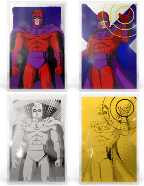 Monnaie MAGNETO X-man 97 Marvel Blind Box Argent ou Or Niue 2026