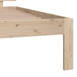 vidaXL Cadre de lit sans matelas bois massif de pin 100x200 cm