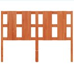 vidaXL Tête de lit cire marron 135 cm bois massif de pin