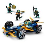 Lego 71752 ninjago le bolide ninja sous-marin set de construction  sous-marin et voiture avec mini figurines de cole et jay